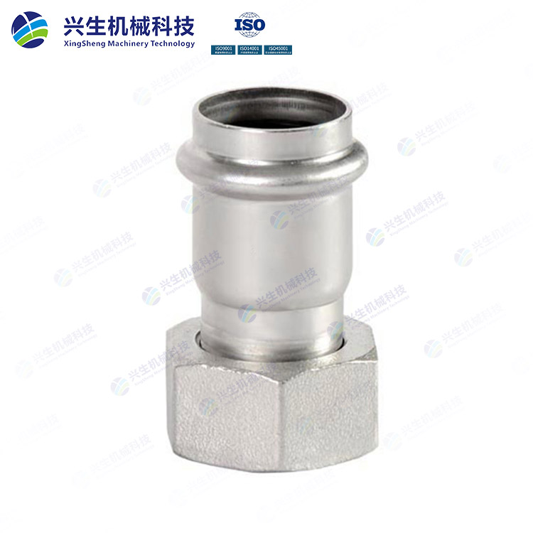 双卡压螺母活接