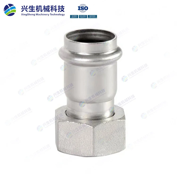 双卡压螺母活接