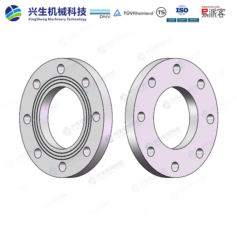 板式平焊法兰（PLATE Flange）-Type 01A EN1092-1 ZGXS-水线