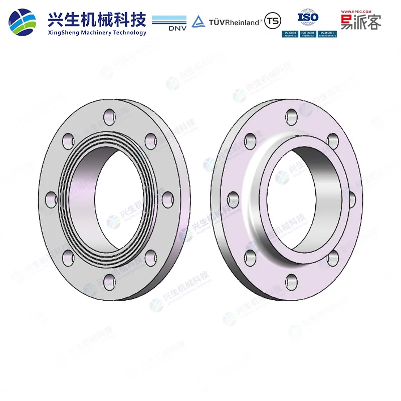 带颈平焊法兰（Hubbed slip on flange for welding）-Type 12B EN1092-1 ZGXS-水线