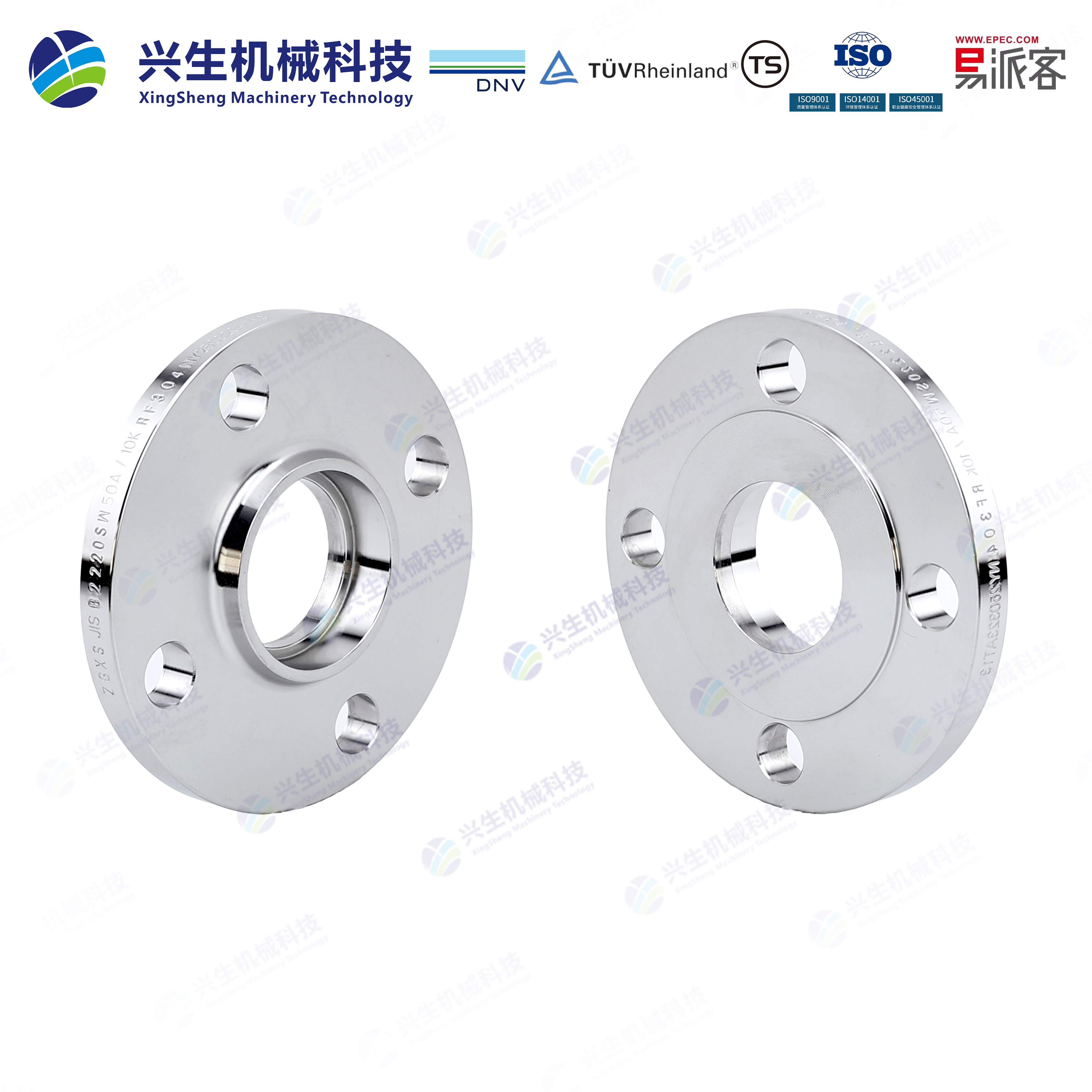 带颈承插焊法兰（Socket Welding Flange）-RF JIS B2220-2012 ZGXS