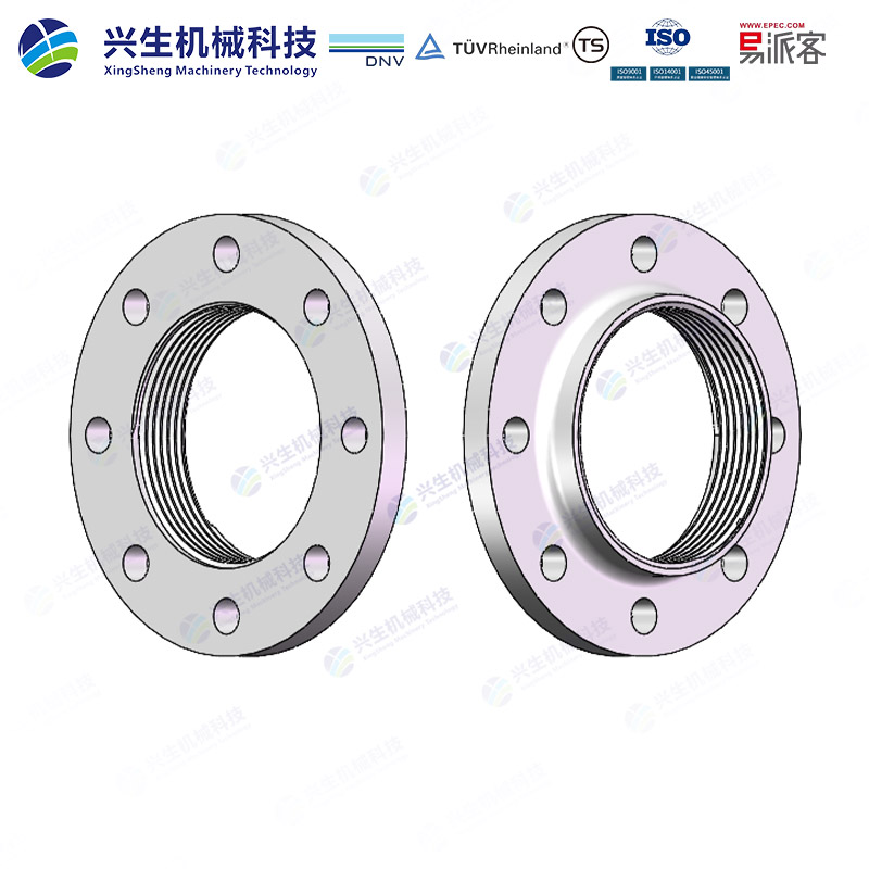 带颈螺纹法兰（Hubbed threaded Flange）-Type 13A EN1092-1 ZGXS-密纹