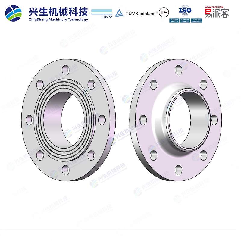 带颈对焊法兰（Welding neck Flange）-Type 11B EN1092-1 ZGXS-水线