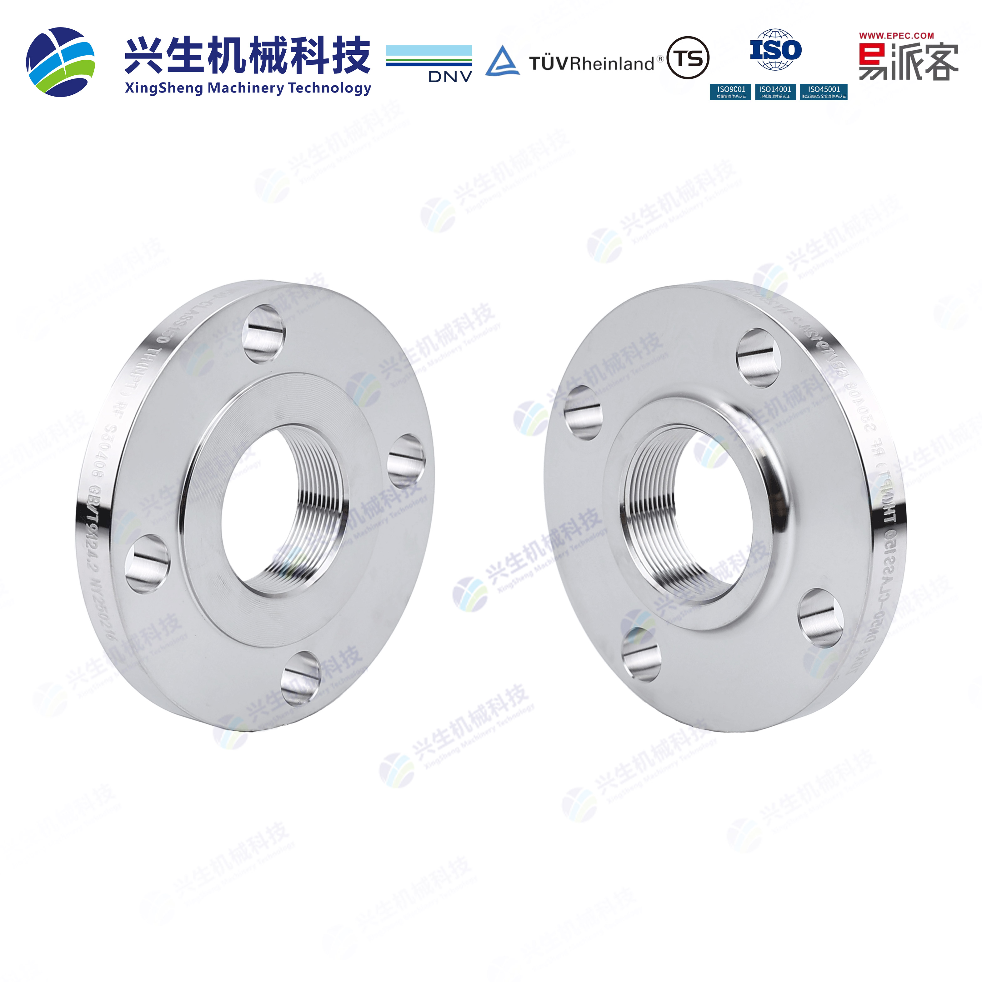 带颈螺纹法兰（Threaded Flange）-RF GBT9124.2 ZGXS