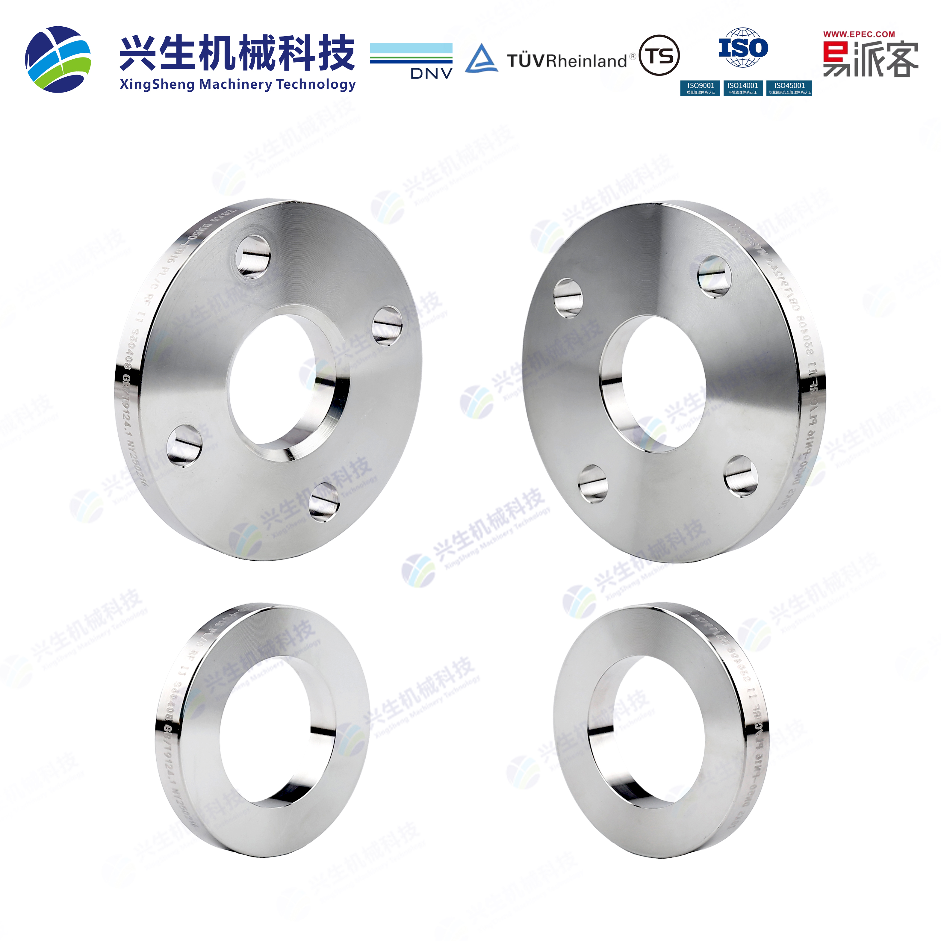 平焊环板式松套法兰（Loose plate flange）-RF GBT9124.1 ZGXS