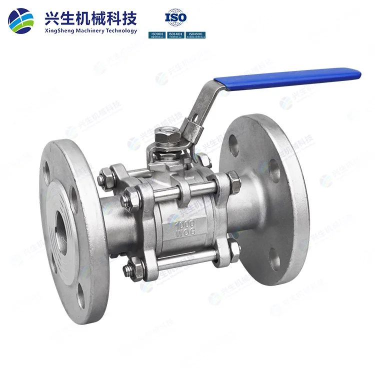 三片式法兰球阀