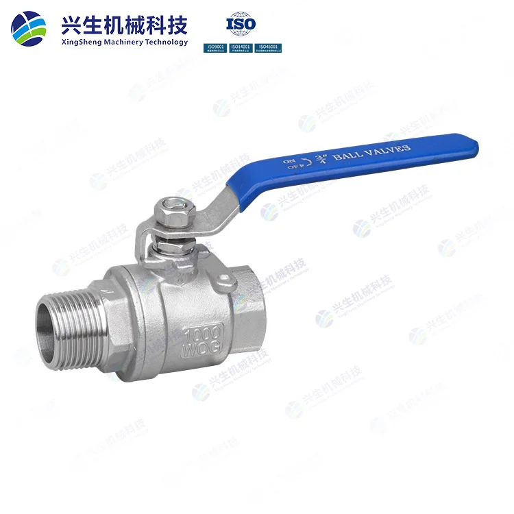 二片式内外丝球阀